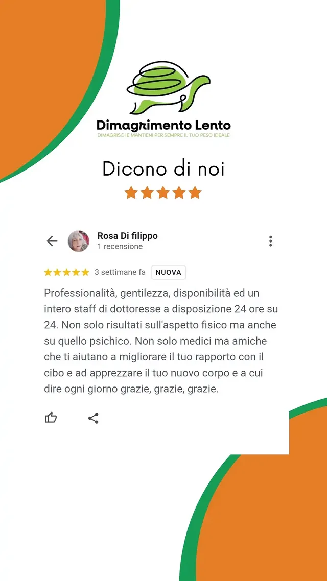Testimonianza social pubblicata nel 2024